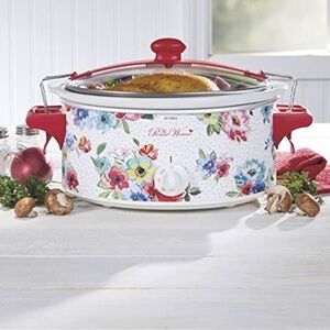 The Pioneer Woman Multicolor Floral Slow Cooker